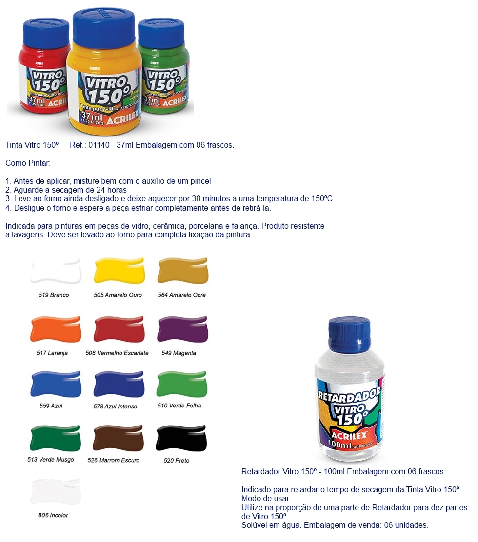 Verniz Vitro Acrilex