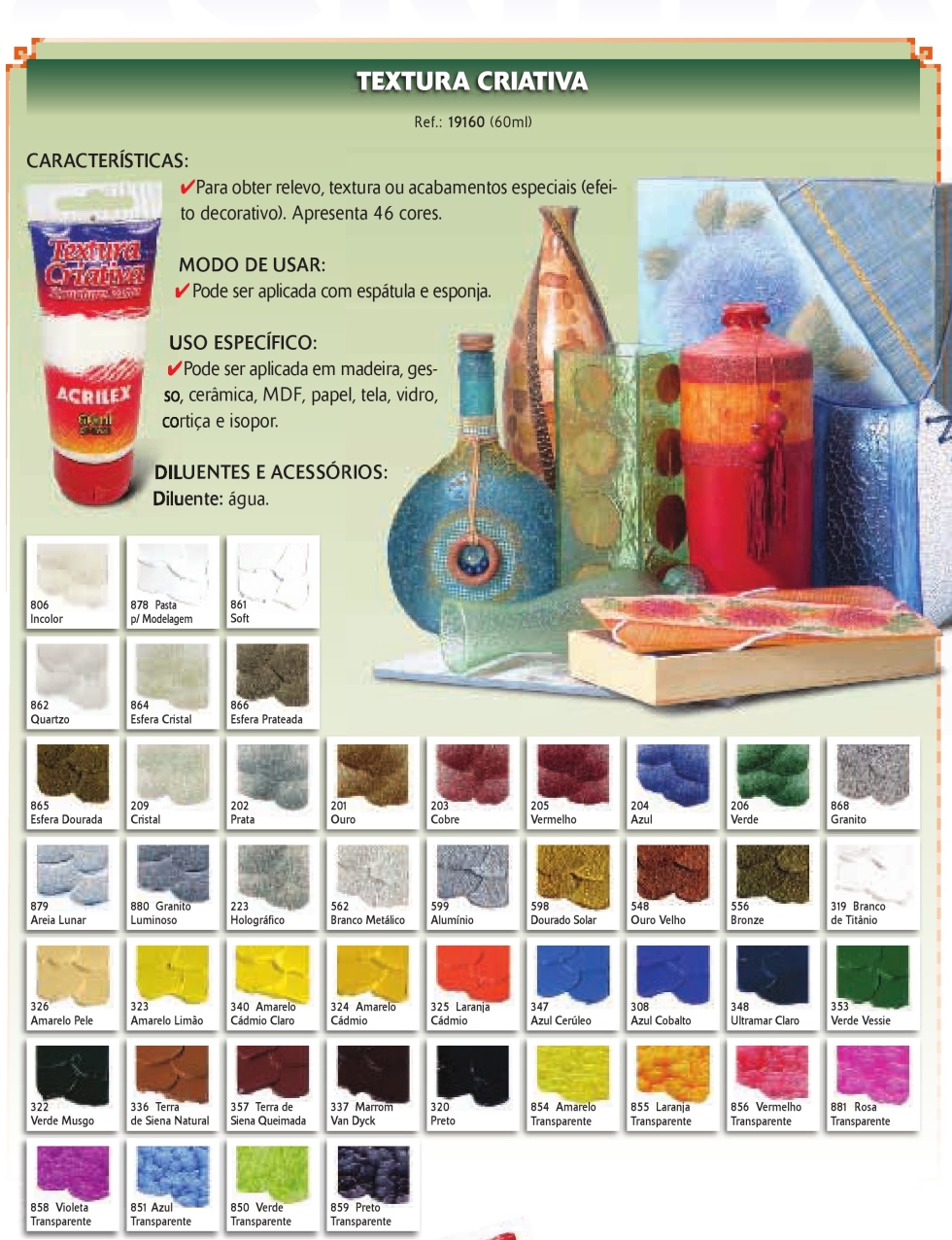 Textura Criativa Acrilex