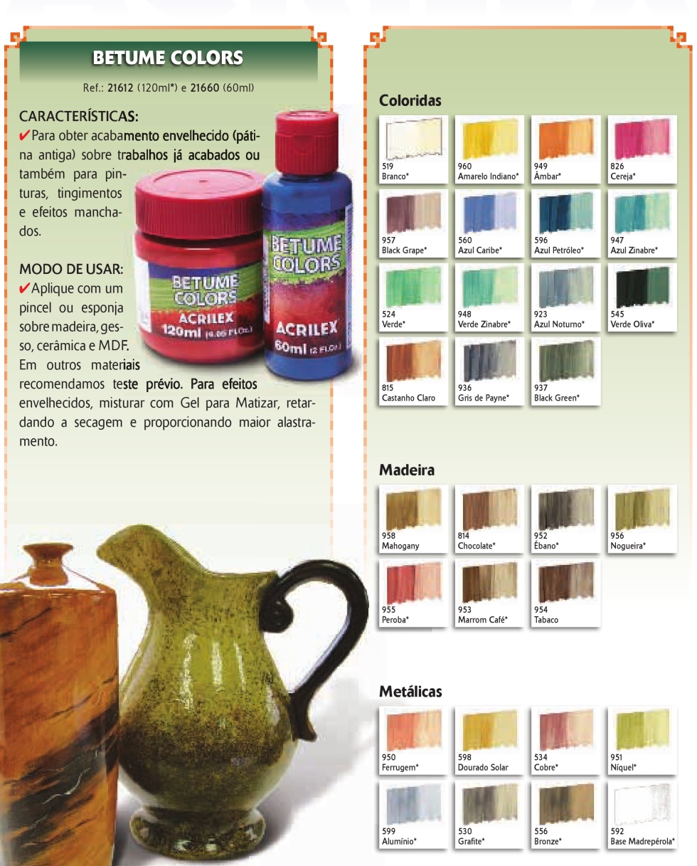 Betume Color Acrilex