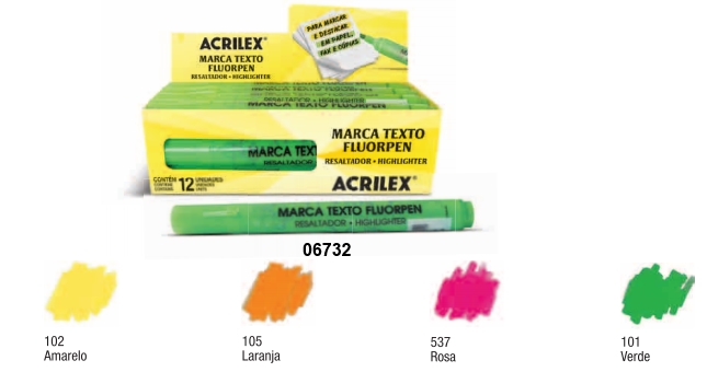 marca texto Acrilex